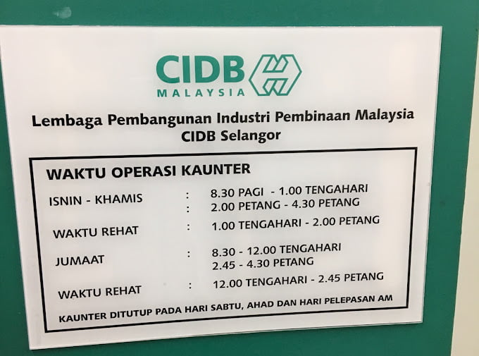 CIDB Selangor 4